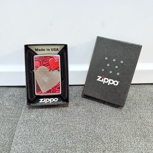 Zippo Lighter Valentine 205, Zippo Lighter Hearts